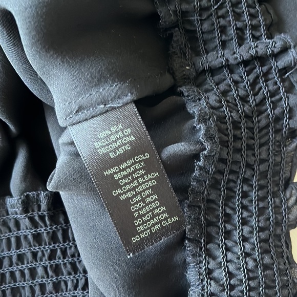 Embroidered Deep V-Neck Top from White House Black Market - Picture 4 of 7